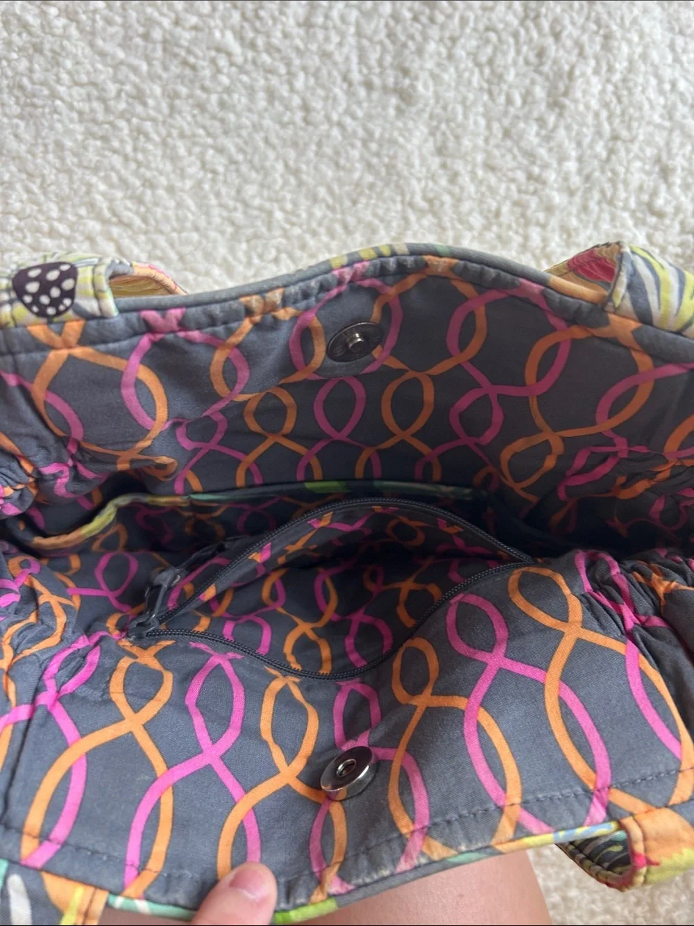 Vera Bradley Quilted Floral Tote